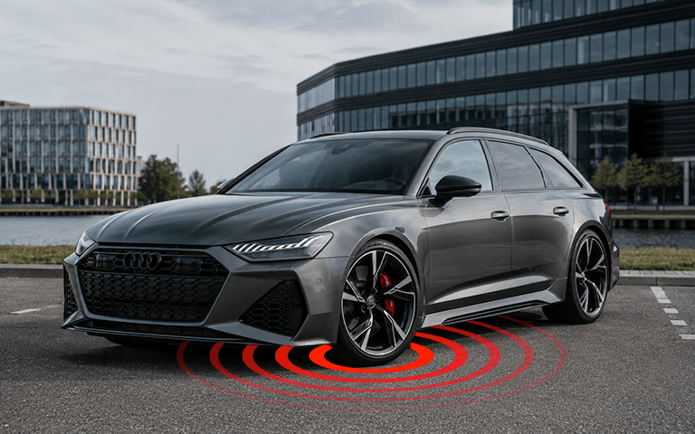 Audi RS6 met SCM Klasse 4, Klasse 5 of Klasse TV beveiliging