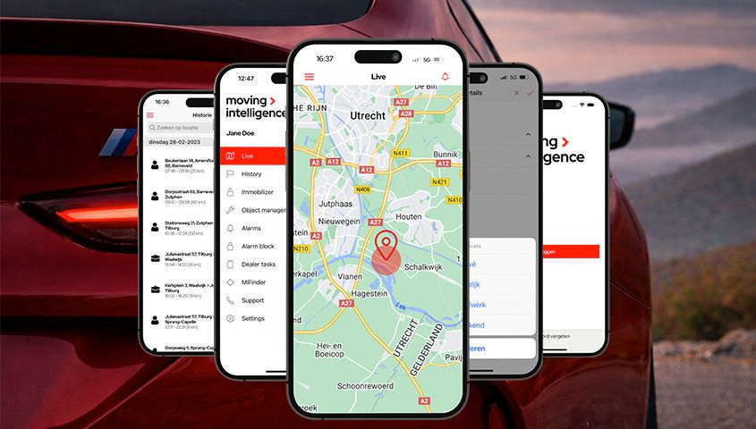 MiApp voor bediening beveiliging BMW M7 en M8