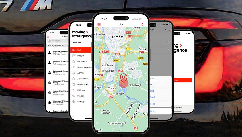 MiApp voor bediening beveiliging BMW X5 X6 X7