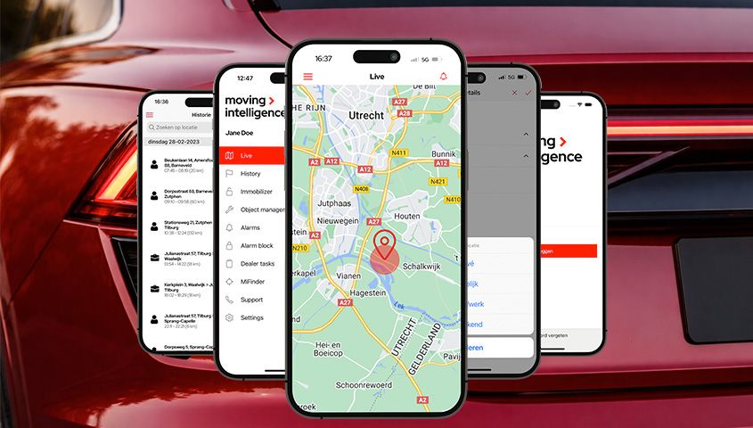 MiApp voor bediening beveiliging Audi Q6, Audi Q7, Audi Q8, Audi Q6 e-tron, Audi Q7 e-tron of Audi Q8 e-tron.