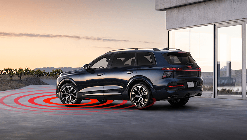 Beveilig uw Audi Q9 met een oplossing die voldoet aan SCM Klasse 4, 5 of TV en volledige controle biedt via één systeem
