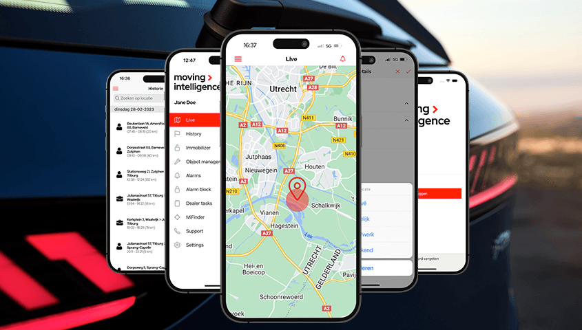 MiApp app voor beveiligen, tracken, terugvinden BMW iX3