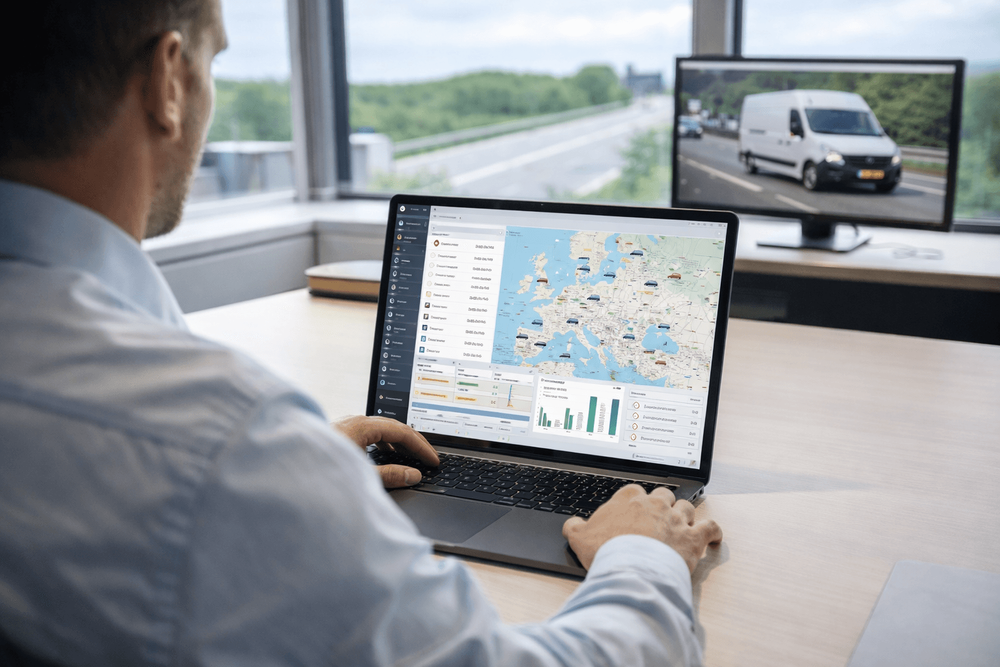 Fleetmanager analyseert voertuigdata en tachograafgegevens in fleetmanagement systeem
