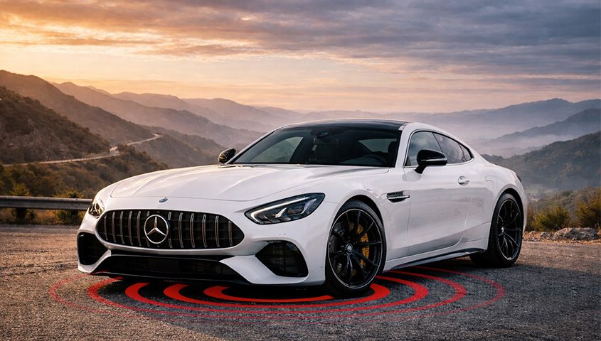 Beveilig uw Mercedes-Benz AMG met een oplossing die voldoet aan SCM Klasse 4, 5 of TV en volledige controle biedt via één systeem