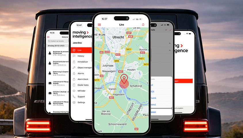 MiApp voor bediening beveiliging Mercedes G-Klasse