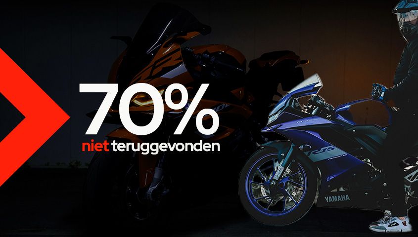 70 procent gestolen motoren komt niet terug